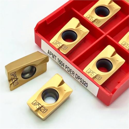 Juego de 10 Fresas APMT1604 PDER DP5420 para Torno CNC miniatura 3