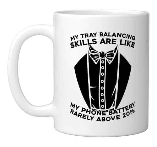 Butler Estate - Service Household Butler Ceramic Mug, White