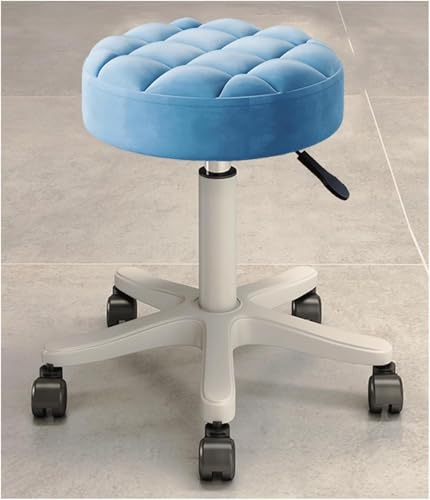 ZUOZUIYQ Tabouret pivotant Rond en Cuir Tabouret de Roule