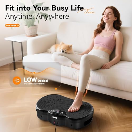Vibration Plate Exercise Machine, 9 Modes & 120 Speeds - image 7