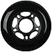 KSS Outdoor Asphalt Formula 89A Inline Skate X8 Wheels, Black, 80mm