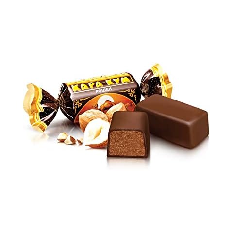Roshen KaraKum with Waffle Crumbs & Praline Filling, Kosher, Delicious, Flavorful Sweets Bulk Candy 2.204lb/1kg Cover