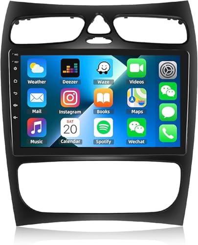 【GPS Navigation, WiFi 】Ricevitore GPS integrato che supporta mappe online e offline per aiutarvi a navigare comodamente. L'unità principale GPS In Dash si connette facilmente al WiFi o a un hotspot in modo da poter navigare in Internet e utilizzare qualsiasi applicazione, come GPS Maps, YouTube, TikTok, Spotify, ecc.