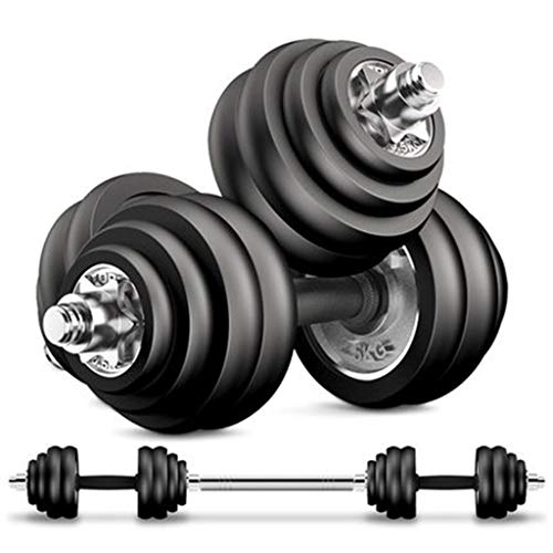 Halter Dumbbells Dubbele verzekering Verstelbare Dumbbell geschiktheidsdomoren 20 / 30KG domoorgewicht Set Halters… - Afbeelding 4