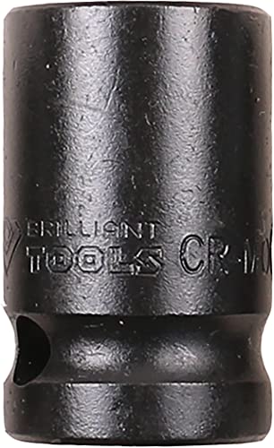 BRILLIANT TOOLS BT022637 Llave de vaso de impacto hexagonal 1/2