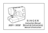 Singer 3221-3232 Sewing Machine/Embroidery/Serger Owners Manual Reprint [Plastic Comb]