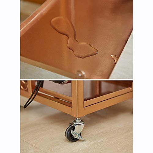 Range-parapluie mobile doré design pour optimiser les petits espaces - 4