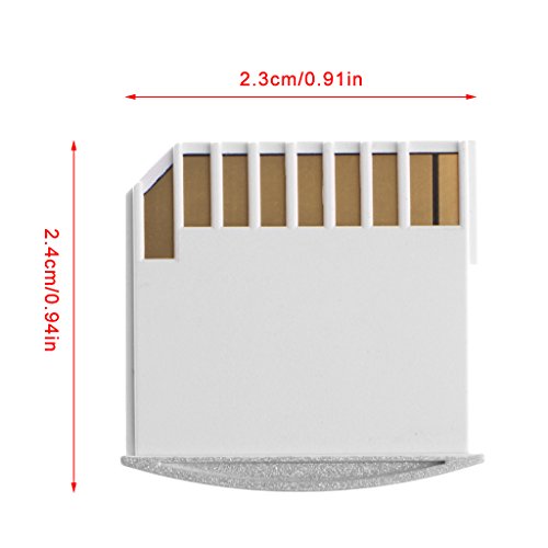 Adaptador conversor, Asukohu 1PC portátil MicroSD TF para cartão SD Adaptador conversor de cartão de