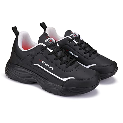 Image of BERSACHE Premium Sports,Gym, Trending, Stylish Running Shoes for Men (Blue)