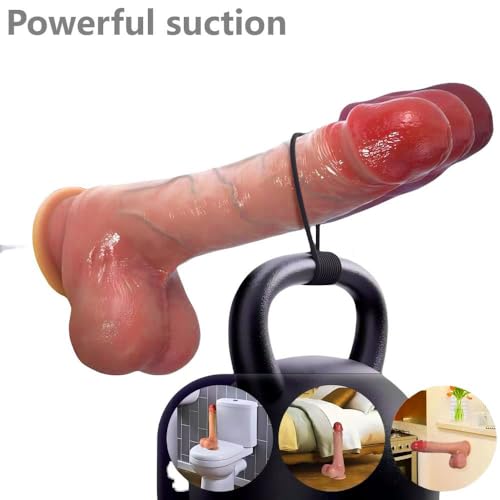 8.6 Inch Adult Tools for Women Thrusting Realistic Silicone Strong Suction Cup Powerful 8 Modes Hands Free Play Automatic Electric Machine Pleasure Toys for Couples