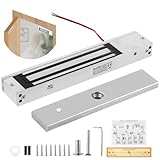 600lbs Electric Magnetic Lock - Waterproof Electric Magnetic Door Lock with 600lbs Holding Force for Inswinging Door, 12V DC Fail Safe Gate Lock for Access Control System