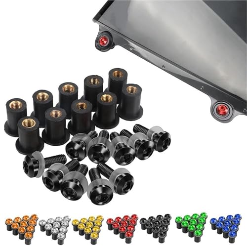 Pernos Alerón Parabrisas 5mm de Alta Resistencia VFR1200XD DCT 3