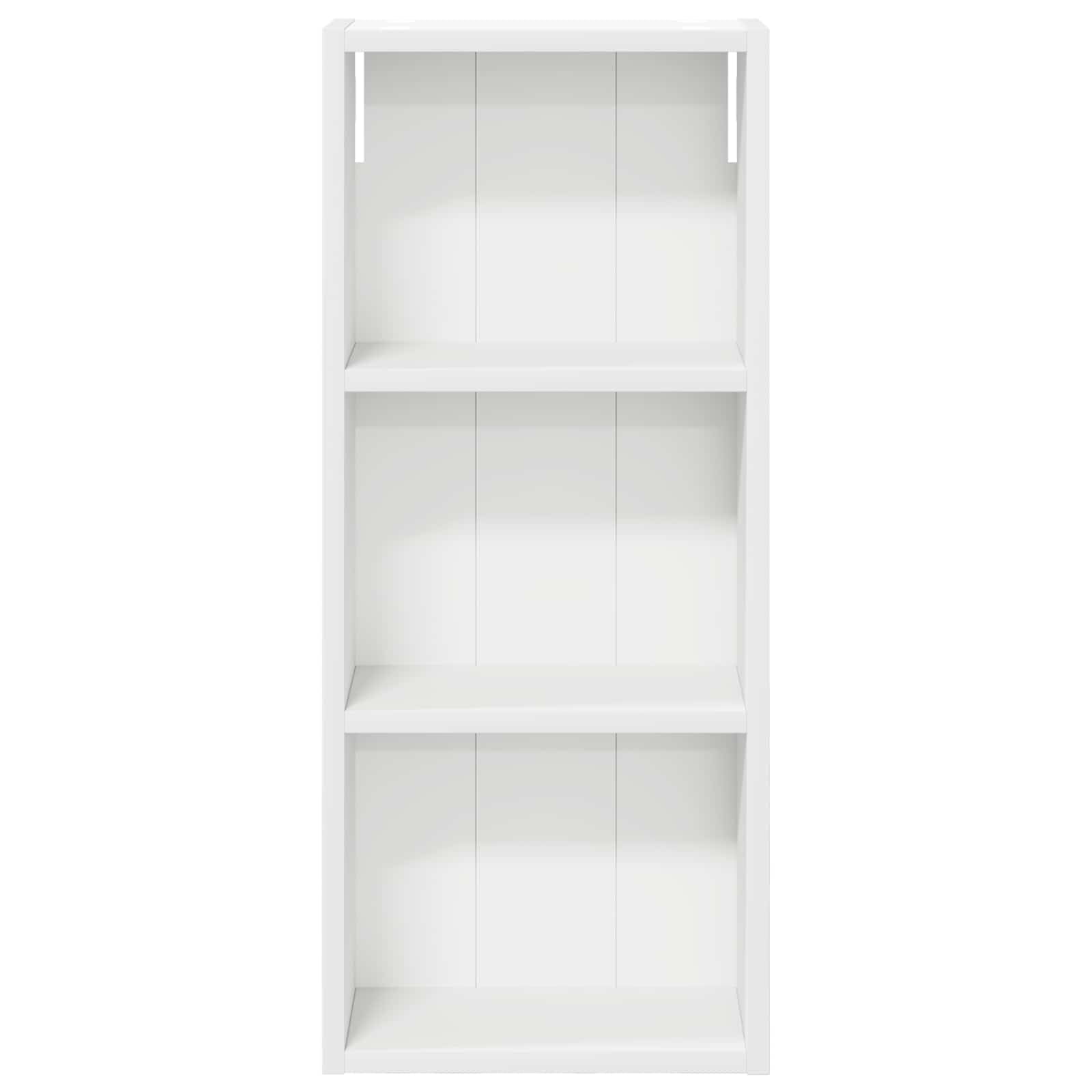 Armoire Murale de Salle de Bain Blanche en Bois d ingénierie 30 x 14 x 70 cm, Meuble lavabo avec 2 étagères pour Rangement Mural et pièces humides