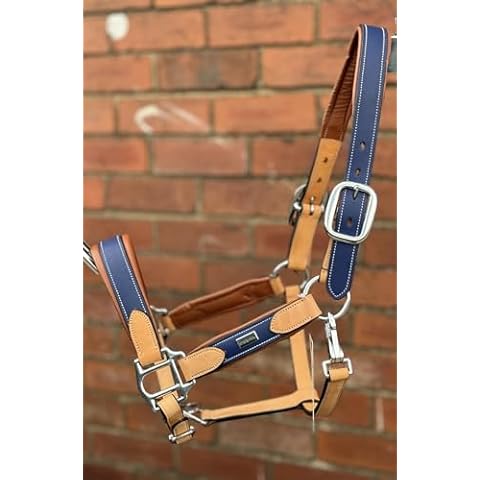Adjustable Argentinian Leather Headcollar Halter Cover