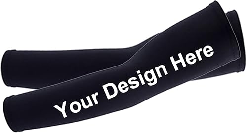 TopTie 1 par de mangas de brazo personalizadas para hombres y mujeres, manga de compresión de brazo personalizada para fútbol, baloncesto y voleibol