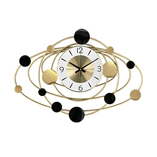 Horloge murale silencieuse pour salon contemporain et calme absolu