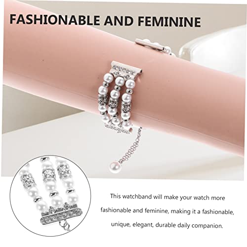 Bracelet inoxydable avec perles pour montre pro design élégant