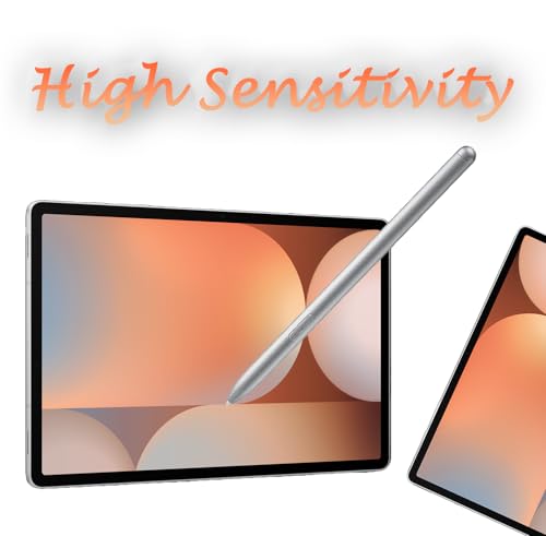 Image of Galaxy Tab S10 FE / S10 FE+ S Pen for Samsung Galaxy Tab S10 FE / S10 FE+ Stylus Pen Replacement + Free Tips Galaxy Tab S10 Fe Pen for Samsung Galaxy Tab S10 FE Stylus S Pen (Silver)