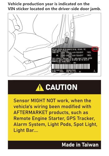 Image of Protect-X Smart Sensor for RAV4 2019-2025(Excludes Prime), Wheel Anti-Theft | Plug & Play Installation, Catalytic Converter Defense, Glass Break Detection, Factory Keyfob Window Operation, Valet Mode