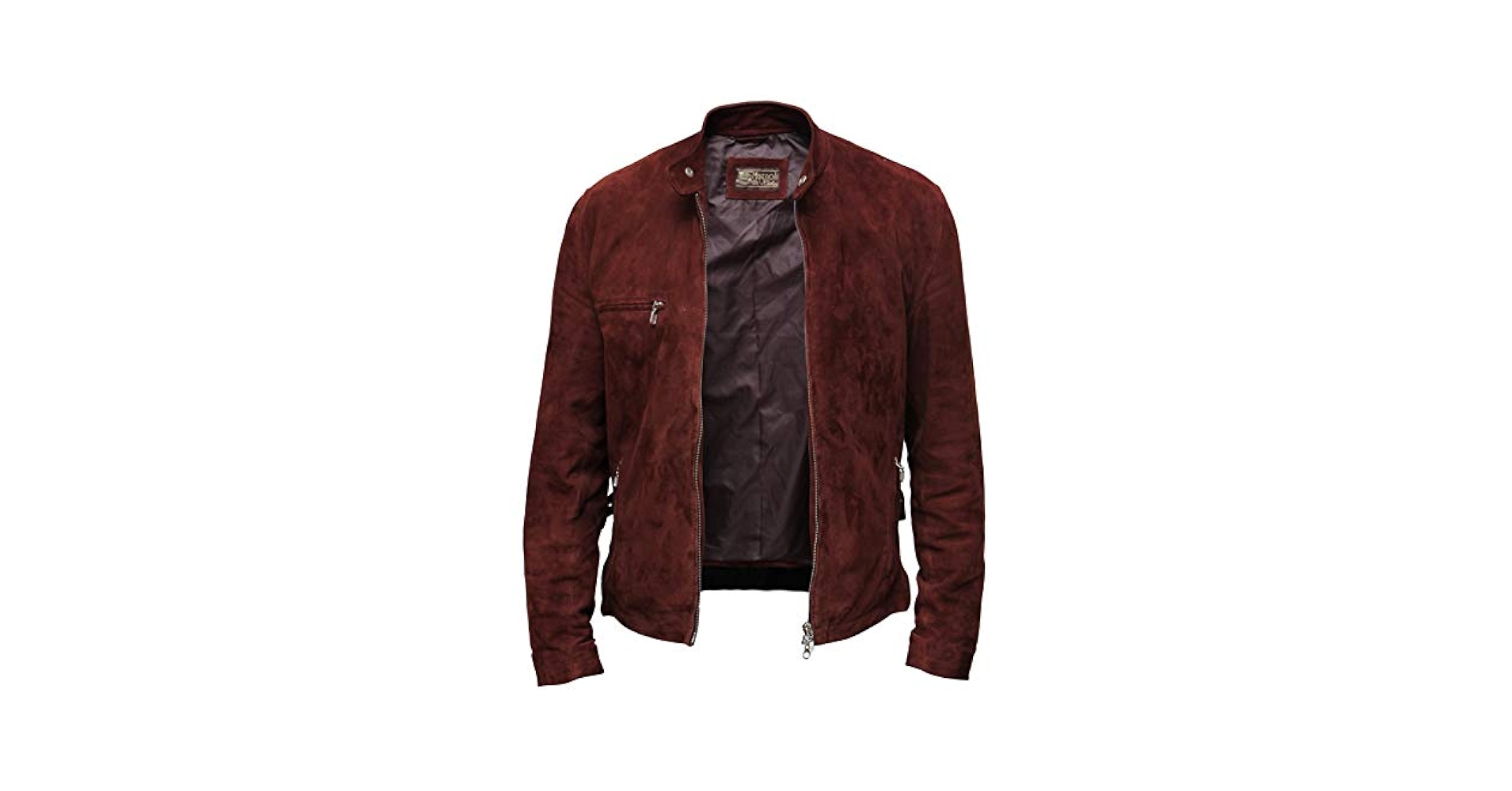 【2plan】Ramon suede blouson jacket Magnoli Clothiers Ethan Suede Jacket (Russet Brown-Suede) at
