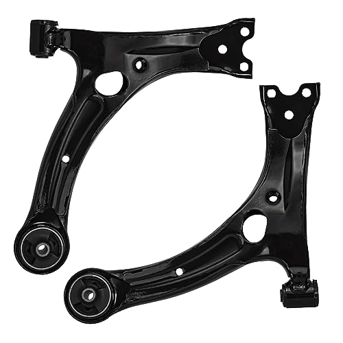 Image of Detroit Axle - 4pc Front End Lower Control Arms Kit for 2001-2005 Toyota RAV4 2002 2003 2004, 2 Lower Control Arms 2 Ball Joints Replacement