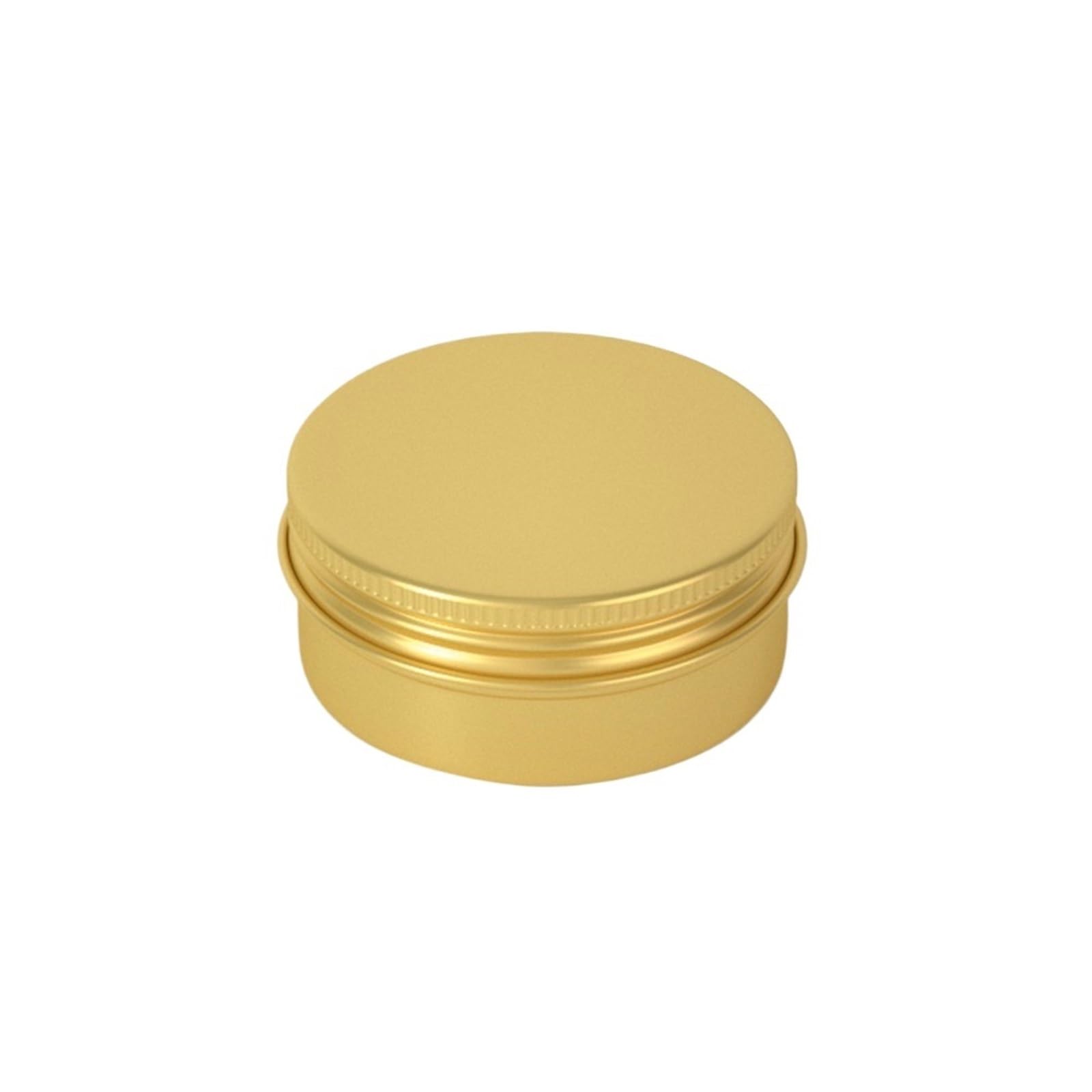 Boîtes métalliques étanches contre les fuites, pots cosmétiques aluminium 150ml dorés et argentés