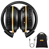 SIMOLIO Folding IR DVD Headphones for Journey, Acadia, Pi-lot, Pathfinder, Titan, Quest, Explorer, Flex, Enclave, Sequoia, Sedona, Chevrolet Traverse, Infiniti, Jeep, Lexus, Hyundai, Audi, Volkswagen