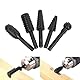 Ceeyoll 5 Stück Holzraspel Raspel Set,5 Teilig Hartmetall Frässtifte holz werkzeug,Schaft Rotationsgrat Raspel Set Holzraspel Für Bohrmaschine Für Heimwerker Schnitzen Polieren Gravieren Bohren.