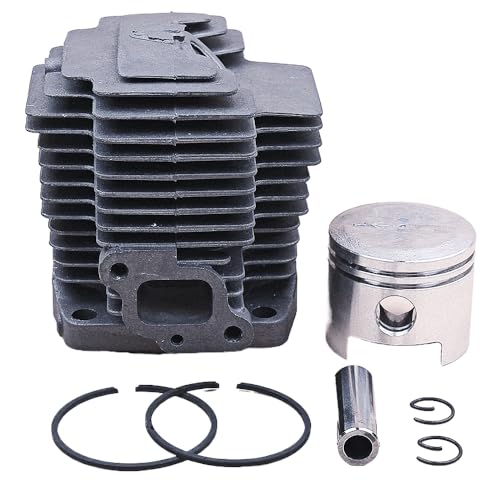 Luxuypon 41.5mm Cylinder Piston Pin Ring Circlip Kit Fit for KAWASAKI TH43 TH430 KBH43A Trimmer Brushcutter Engine Part
