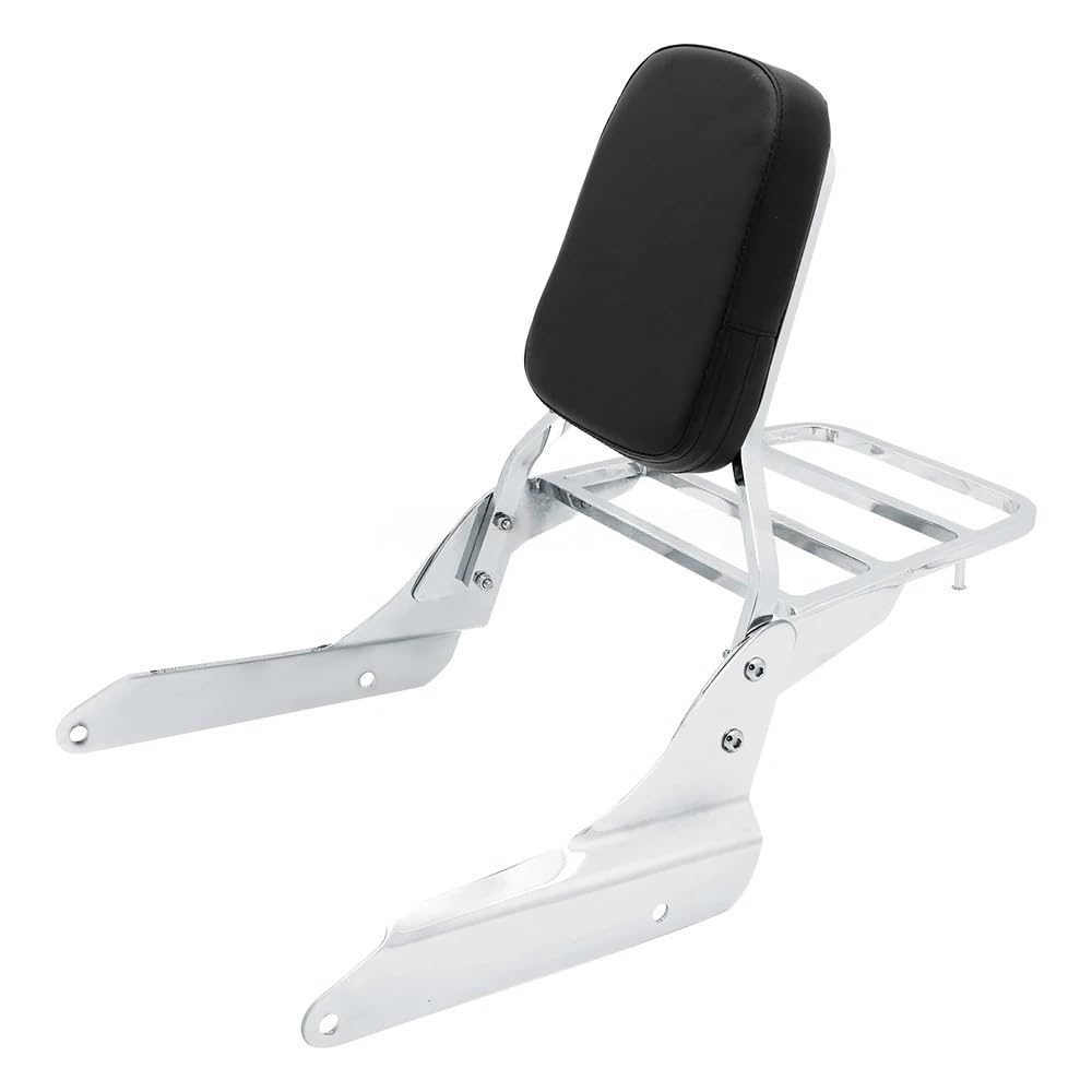 Dossier passager pour Honda Steed 600 VLX 1999-2007 avec sissy bar et porte-bagages - 7