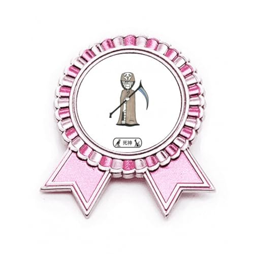 Broche épingle rose médaille de winner en métal rigide finition premium M