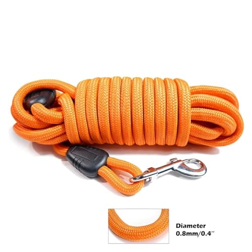 Laisse pour chien 5m robuste de couleur violette, finitions haut de gamme