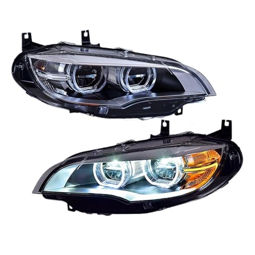 Faros LED para BMW X6 E71 idóneos para viajes nocturnos seguros con DRL moderno