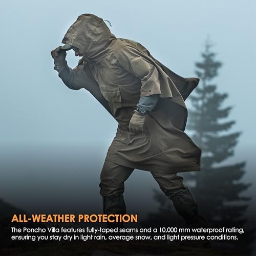 (未使用･未開封品)　HAZARD4(ハザード4) Poncho Villa SmartSkin Softshell ミリタリーポンチョ 透湿・高撥水・防水 ブラック 60wa65s Amazon.co.jp: HAZARD4(ハザード4) Poncho Villa SmartSkin