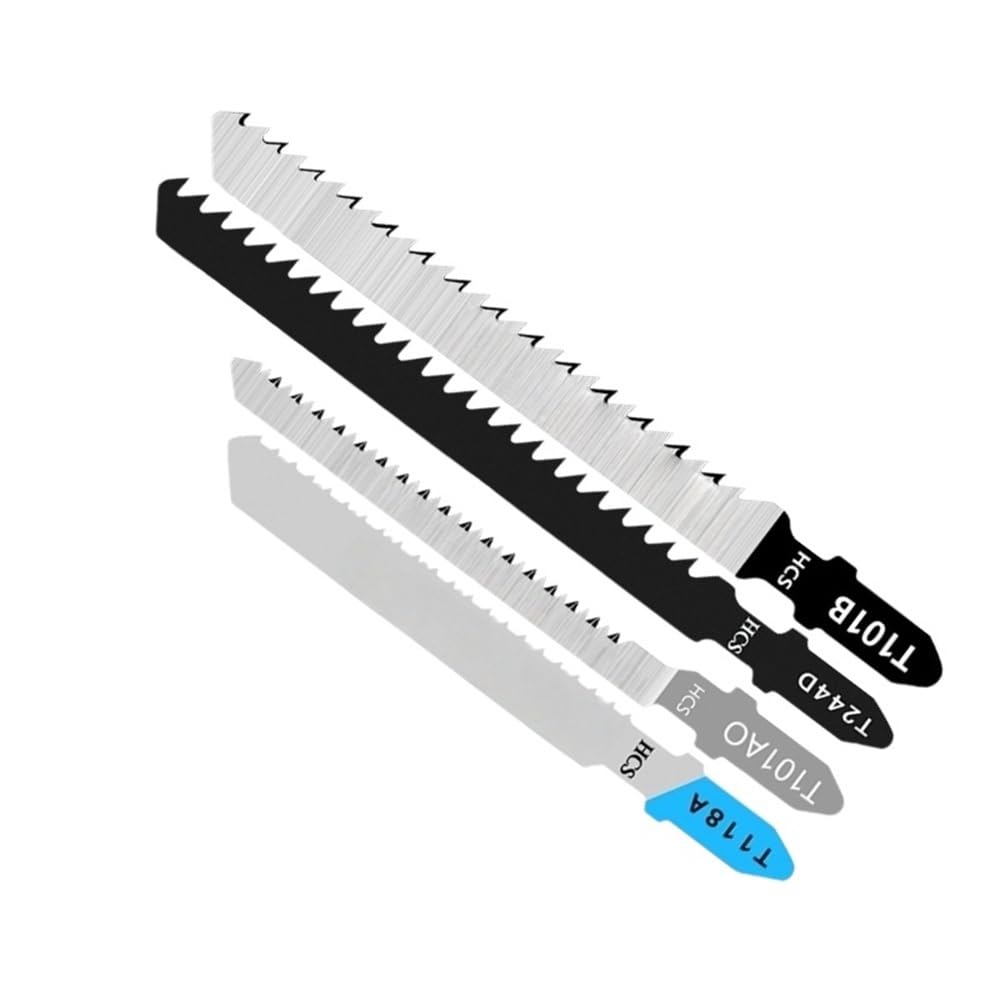 Kit di lame for seghetto alternativo con codolo a T da 60 pezzi/set for legno, metallo, PVC, lama da taglio di precisione in acciaio al carbonio 76/82/100mm