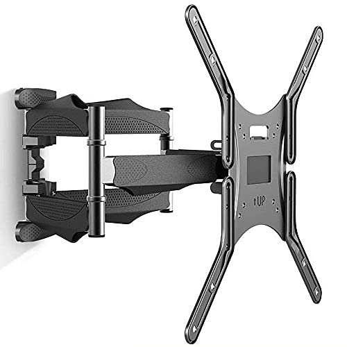 Support mural TV en acier inoxydable robuste avec fixation articulée durable