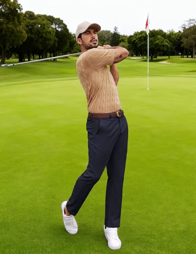 PJ PAUL JONES Men's Stretch Golf Pants