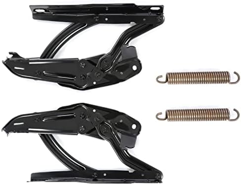 4-Piece Door Hinge Set (Upper & Lower) For 1968-1979 Chevy Nova, Camaro & Firebird - Black, Steel 13 thumbnail image