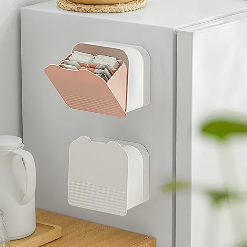 Poeland Wall Mounted Storage Box Small Item Organizer Sanitary Napkins Holder