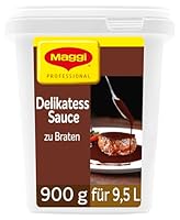 MAGGI Professional Delikatess Sauce zu Braten, vegetarisch, Ergiebigkeit 10L, 1er Pack (1 x 900g GastroBox)