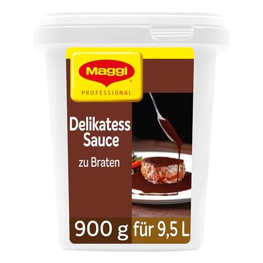 Maggi Delikatess Sauce zu Braten als Bratensauce, Saucenbinder, ideale Grundsauce für jede Küche, 6er Pack (6 x 900g Gastro Box)