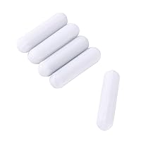 Vista 7 de 10 Uds blanco PTFE Stir Bars 7X30mm laboratorio agitador pulgas laboratorio Spinner para mezclador magnético