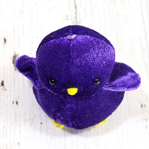 Shinada Rainbow Chick Murasaki peluche poussin violet mignon - 4