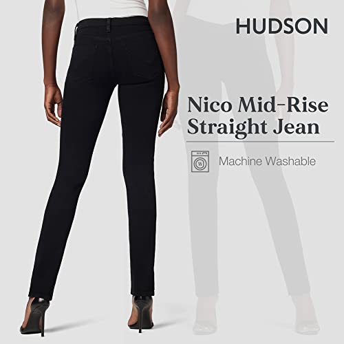 HUDSON Women's Nico Mid-Rise Straight Leg Ankle Jean3