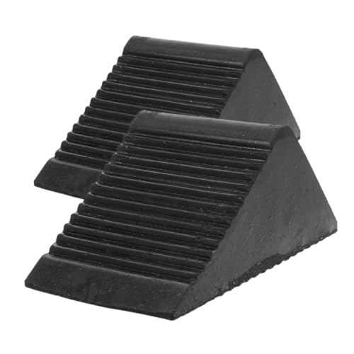 DINHEAROM 2pcs Leveling Ramps for Campervan Rv Leveling Blocks Ramp Non Slip Wheel Chocks for Car Truck