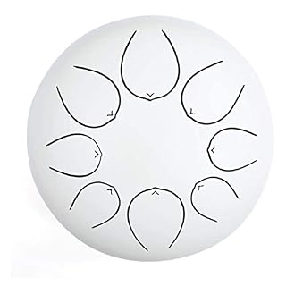 YB Steel Tongue Drum 8 Pouces Tongue Acier Tambour Handpan Tambour Instrument des percussions à la Main avec Tambour… - Les Beatles, Paul McCartney, John Lennon, RIngo Starr, George Harrison