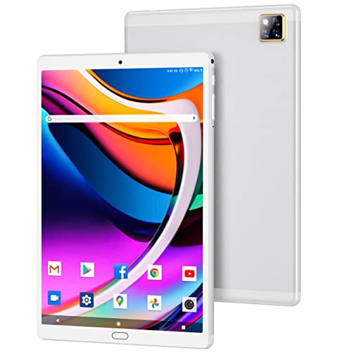 タブレット10インチ 4G RAM 64GB ROM 13MPおよび5MPカメラ 6000mAhバッテリー 128GB拡張ストレージ タッチスクリーン Bluetooth/GPS/FM/OTG/Google認定を備えたAndroid 10HDタブレット