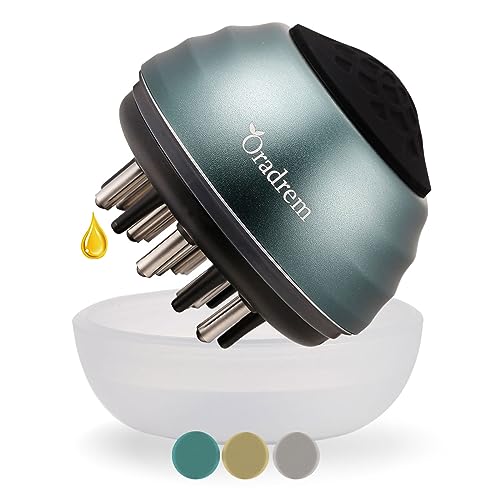 Oradrem Hair Applicator Comb Brush Hair Scalp Massaging Brush Hair Root Treatment Applicator, Suit For Various Brands Hair Restorer,Essential Oil,Liquid Guide(Green) #TOP4