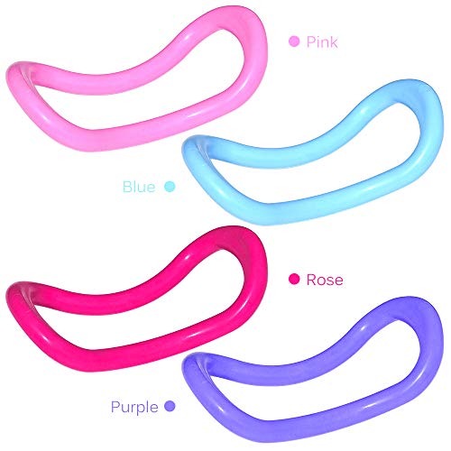 Loijon 2 PCS Anel de Yoga Anel de Pilates Anel de Fitness Círculo de Alongamento de Corpo Inteiro Gr