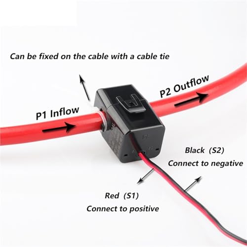 Abrazadera de sensor de corriente de núcleo dividido OPCT10ATL con salida de 333mV estable 5